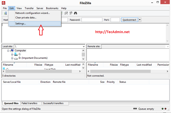 Comment importer une clé privée dans Filezilla pour SFTP