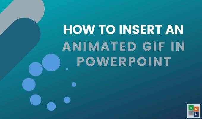 Cómo insertar un GIF animado en PowerPoint