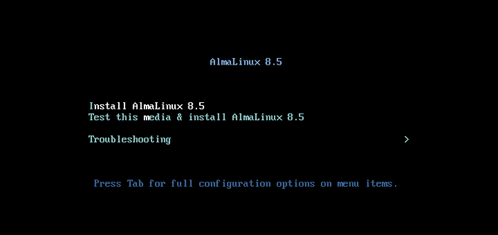 Cara menginstal almalinux 8.5 langkah demi langkah