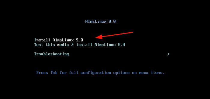 So installieren Sie Almalinux 9 Schritt für Schritt 9