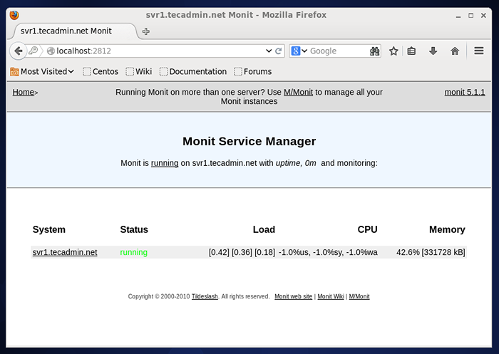 Cómo instalar y configurar Monit en Linux
