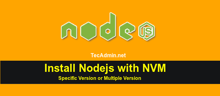 Cómo instalar y administrar nodo.JS a través de NVM