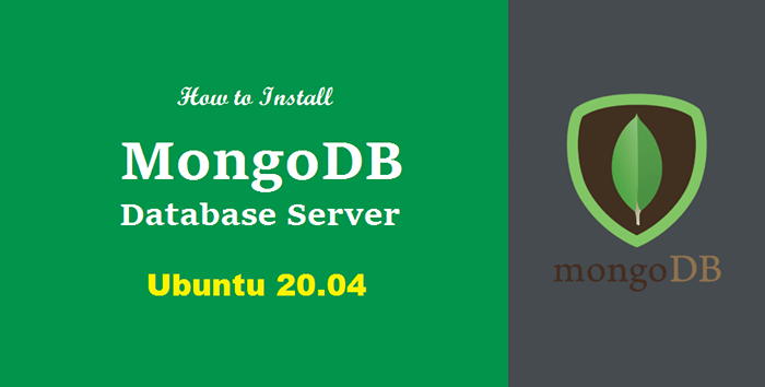 Cómo instalar y asegurar MongoDB en Ubuntu 20.04