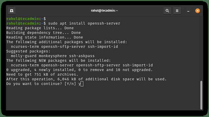 Como instalar e proteger o servidor OpenSsh no pop!_OS