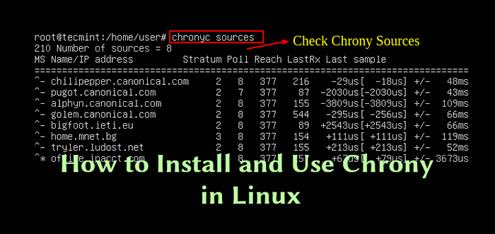 Cara menginstal dan menggunakan chrony di linux