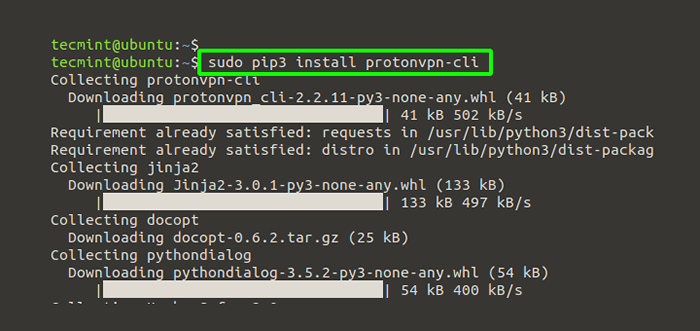 Cara memasang dan menggunakan protonvpn di desktop linux
