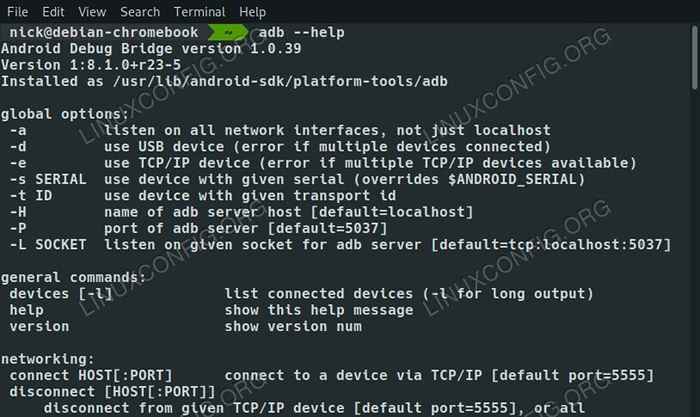 Como instalar ferramentas de depuração do Android no Debian 10 Buster