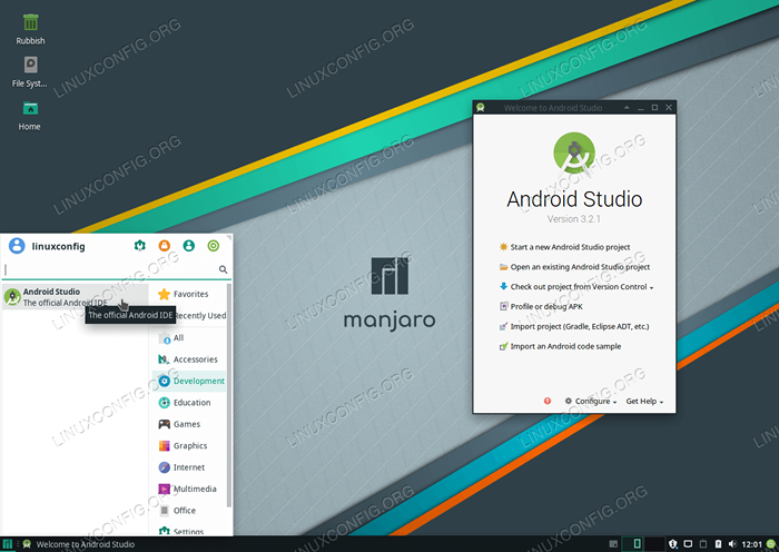 Como instalar o Android Studio em Manjaro 18 Linux