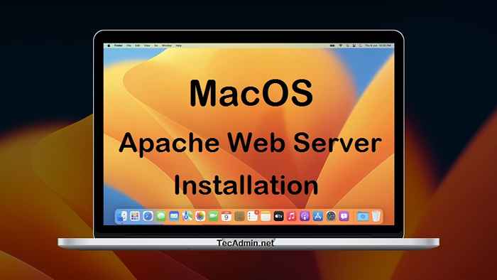 Cómo instalar el servidor apache http en macOS