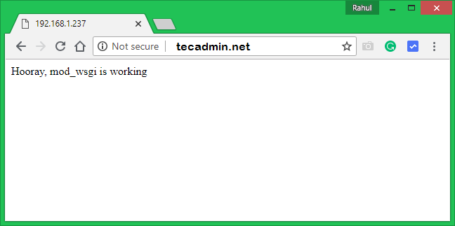 Cara Memasang Modul Apache Mod_WSGI pada CentOS 8