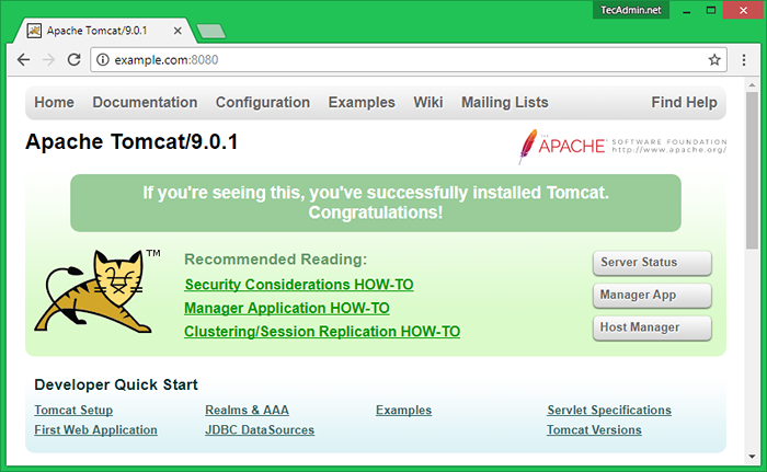 Comment installer Apache Tomcat 9 sur Ubuntu 18.04 et 16.04 LTS