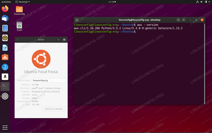 Comment installer AWS CLI sur Ubuntu 20.04 Focal Fossa Linux