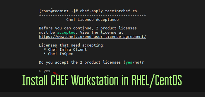Cómo instalar Chef Workstation en Rhel y Centos 8/7