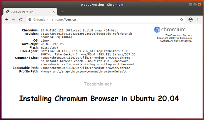 Cómo instalar el navegador de cromo en Ubuntu 20.04