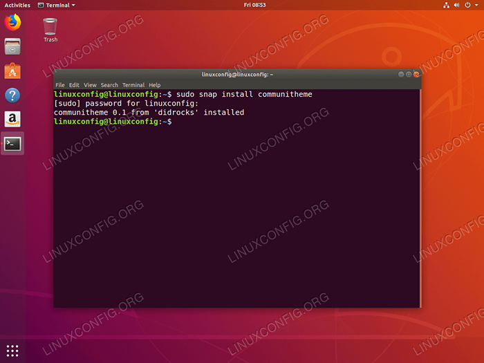 So installieren Sie Communitheme auf Ubuntu 18.04 Bionic Beaver Linux