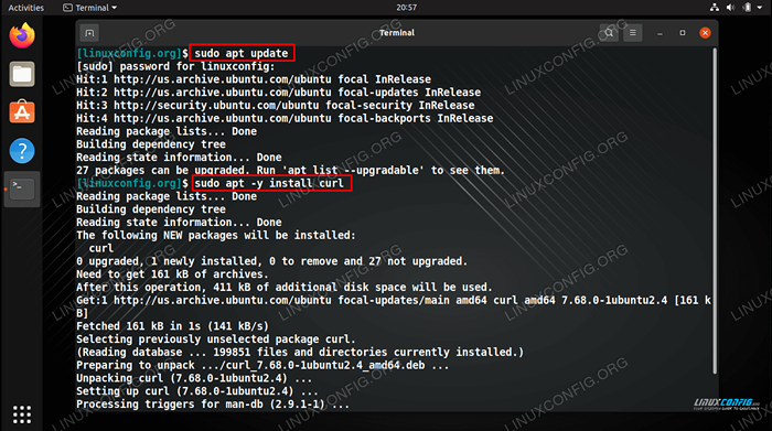 Comment installer Curl sur Ubuntu