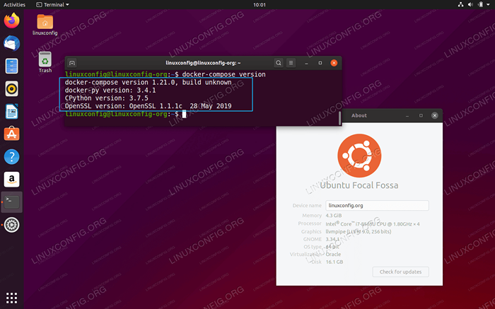 So installieren Sie Docker-Compose auf Ubuntu 20.04 fokale Fossa Linux