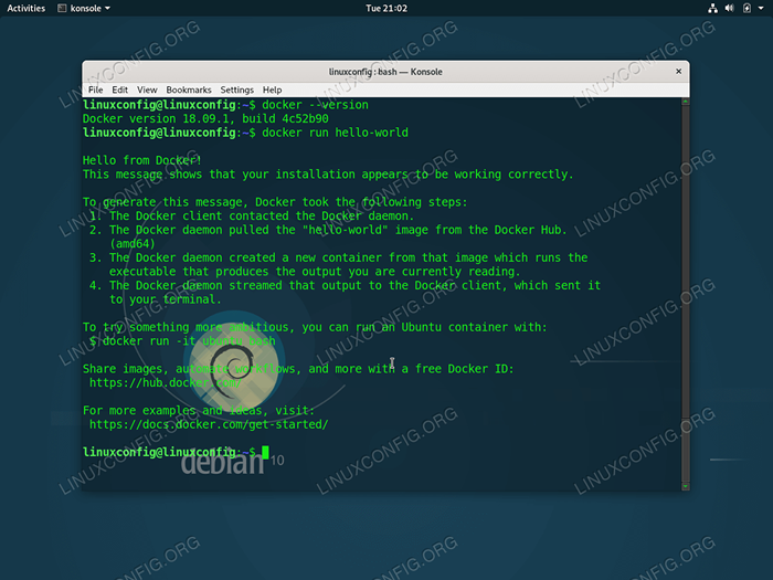 So installieren Sie Docker unter Debian 10 Buster Linux