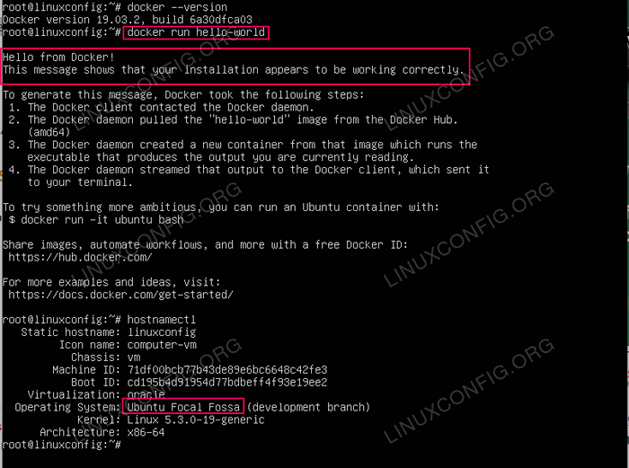 Comment installer docker sur Ubuntu 20.04 LTS FOCAL FOSSA