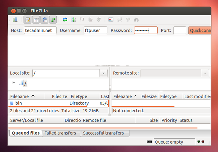 So installieren Sie FileZilla in Ubuntu 16.04, 14.04 und Linuxmint 18