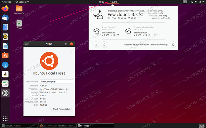 So installieren Sie Gnome -Shell -Erweiterungen auf Ubuntu 20.04 FORSA FOSSA Linux Desktop