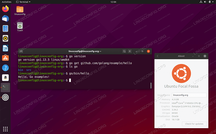 Cara Memasang Pergi ke Ubuntu 20.04 Focal Fossa Linux