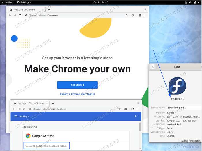 Cómo instalar Google Chrome en Fedora 31