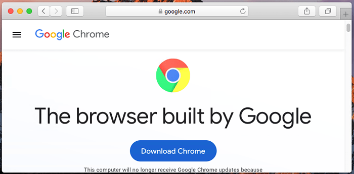 Como instalar o Google Chrome no macOS