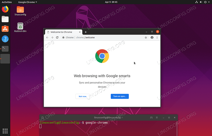 Como instalar o navegador do Google Chrome no Ubuntu 19.04 Disco Dingo Linux