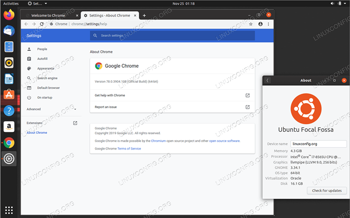 So installieren Sie den Google Chrome -Webbrowser auf Ubuntu 20.04 FOSSA FOSSA