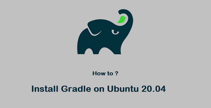 Comment installer gradle sur Ubuntu 20.04