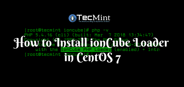 Cómo instalar el cargador de IonCube en CentOS 7