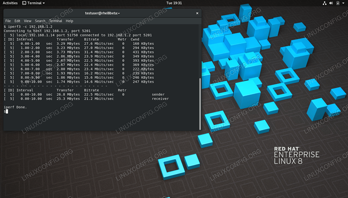 Cara menginstal iperf di rhel 8