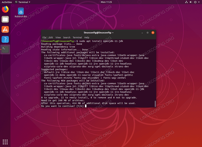 So installieren Sie Java auf Ubuntu 18.10 Kosmische Tintenfisch -Linux