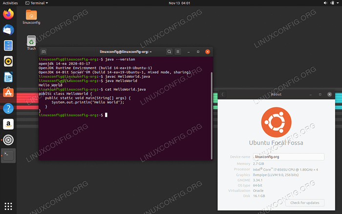 So installieren Sie Java auf Ubuntu 20.04 LTS FODAL FOSSA Linux