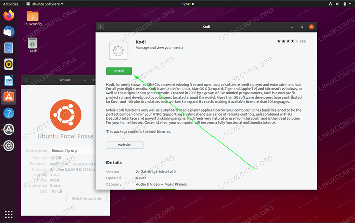 Cara menginstal kodi di ubuntu 20.04 FOSSA FOSSA Linux