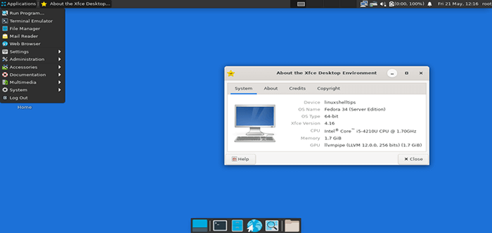 Cara menginstal desktop xfce terbaru di ubuntu dan fedora
