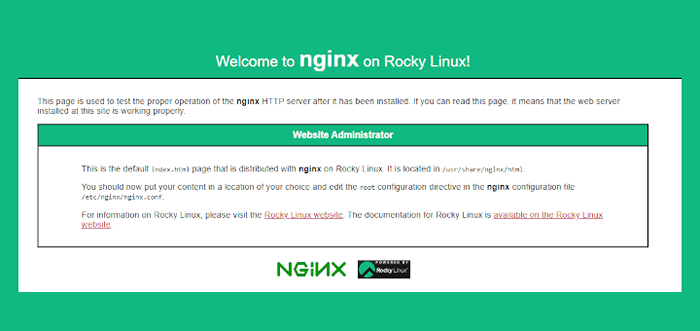 Comment installer la pile LEMP sur Rocky Linux 8