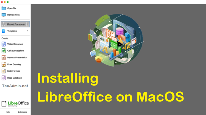 Cómo instalar LibreOffice en macOS