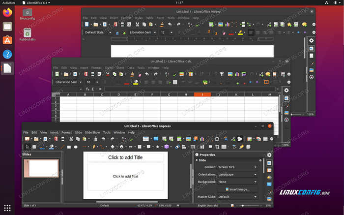 Como instalar LibreOffice Ubuntu 20.04 Desktop fossa focal