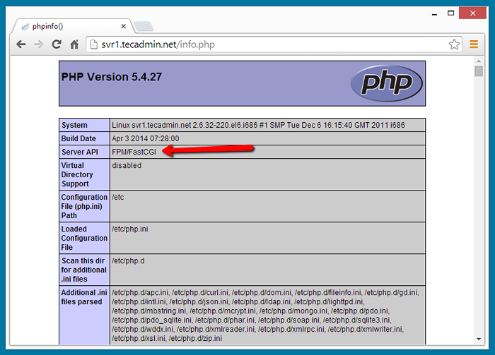 So installieren Sie LightTPD mit PHP und MariadB auf CentOS/RHEL 6/5