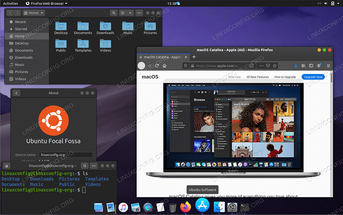 Cómo instalar el tema MacOS en Ubuntu 20.04 fossa focal Linux