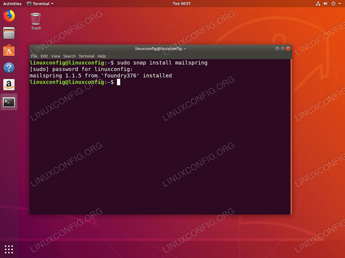 So installieren Sie Mailspring auf Ubuntu 18.04 Bionic Beaver Linux