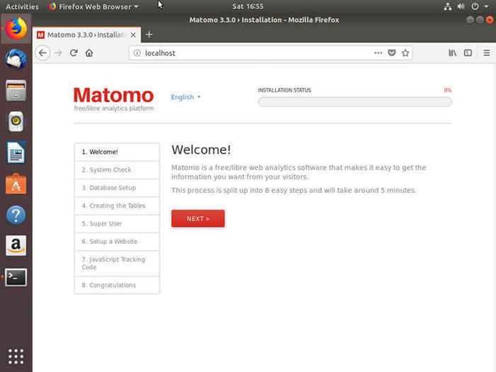 Como instalar o Matomo Open Source Analytics no Ubuntu 18.04 Bionic Beaver Linux