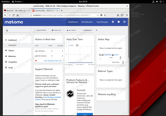 Cara Memasang Matomo (Piwik) di Rhel 8 Linux