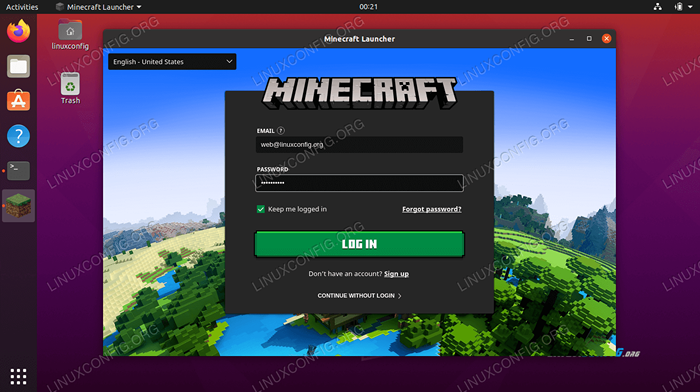 Cara memasang Minecraft di Ubuntu 20.04 Focal Fossa Linux