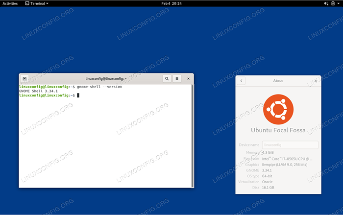 Comment installer un gnome minimal sur Ubuntu 20.04 Focal Fossa Linux