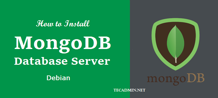 Cara memasang mongoDB 4.2 Pada Debian 10/9/8