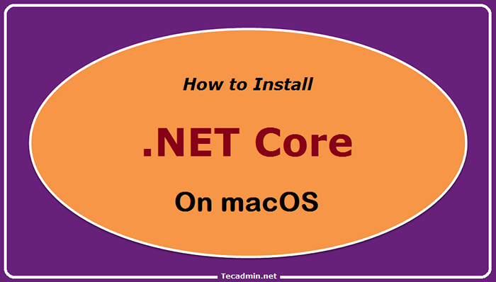 Comment installer .Net Core sur macOS