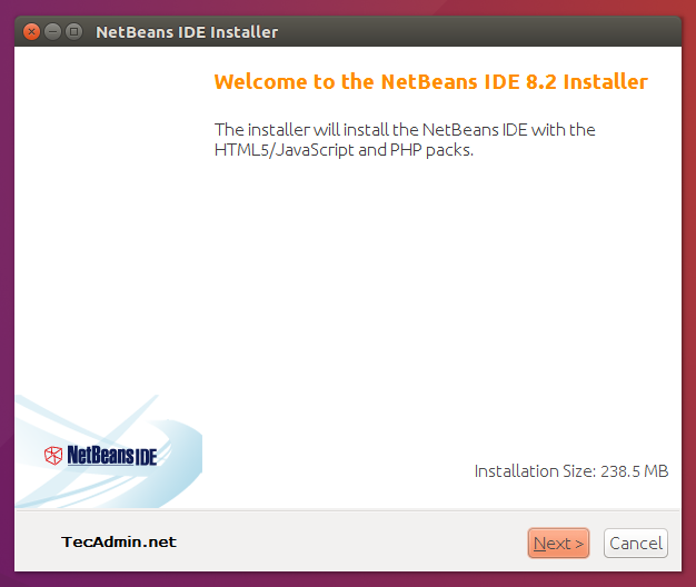 Comment installer netbeans ide 8.2 (PHP) sur Ubuntu Desktop
